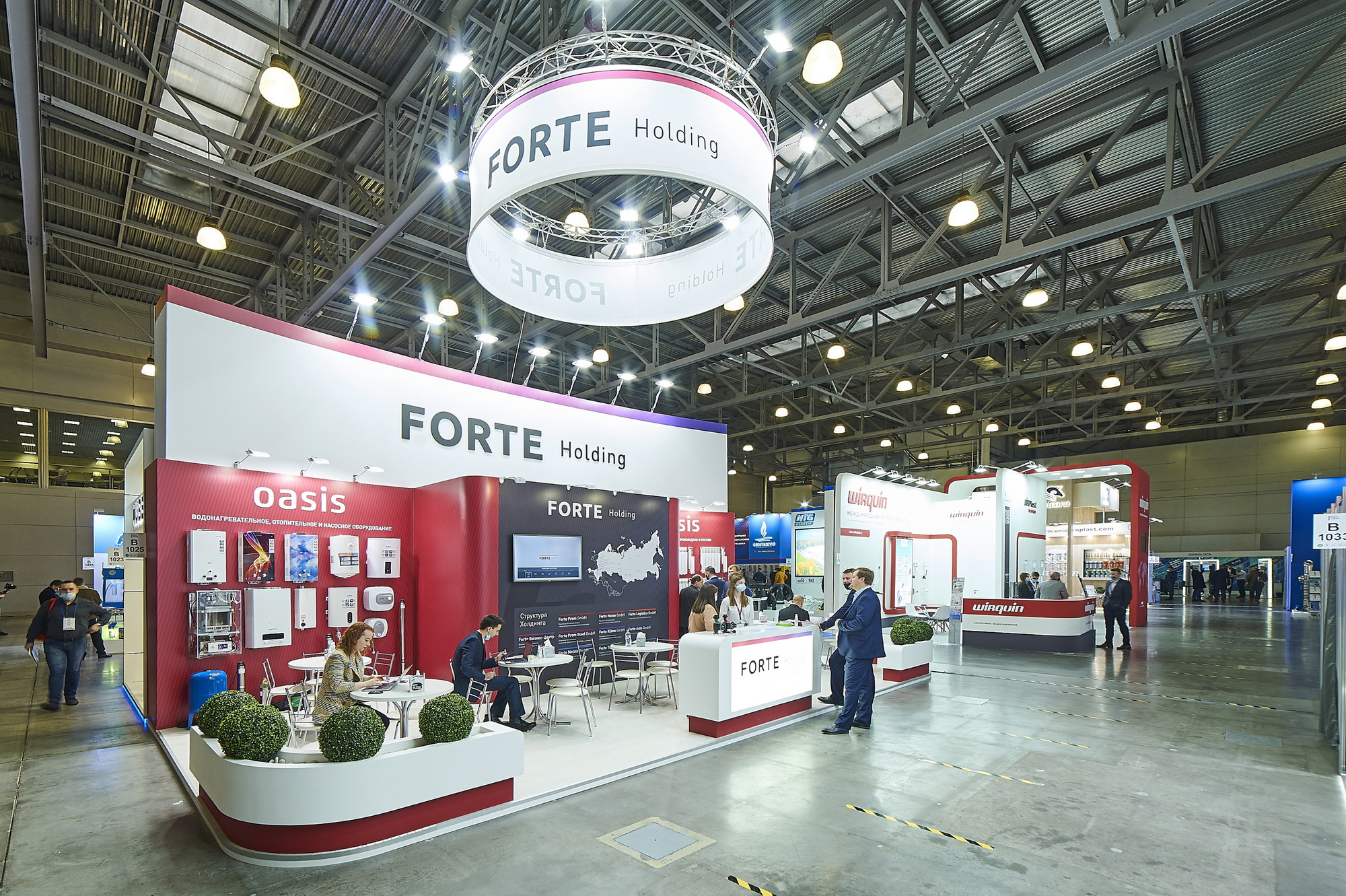 Выставочный стенд для компании FORTE от EXPOMASTER GROUP