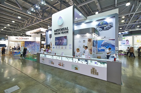 Эксклюзивный выставочный стенд для Mesoreal от EXPOMASTER GROUP