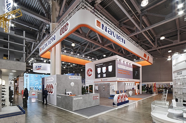 Выставочный стенд для Navien от EXPOMASTER GROUP