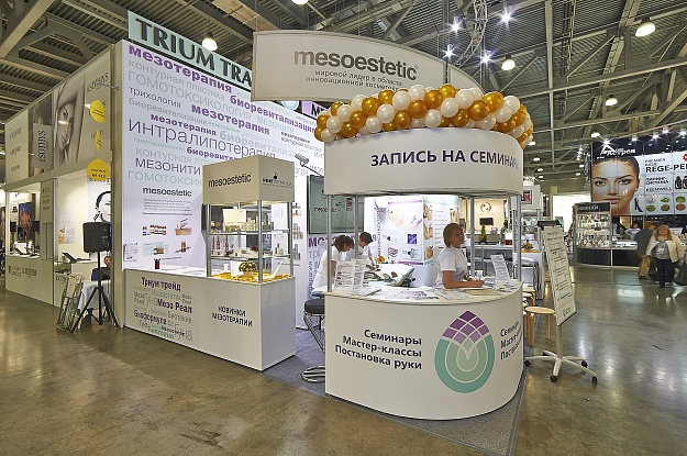 Эксклюзивный выставочный стенд для компании Mesoreal от EXPOMASTER GROUP