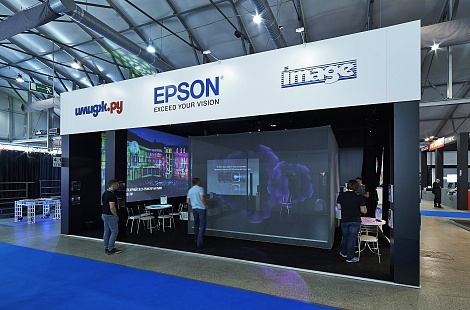 Эксклюзивный выставочный стенд для Epson от EXPOMASTER GROUP