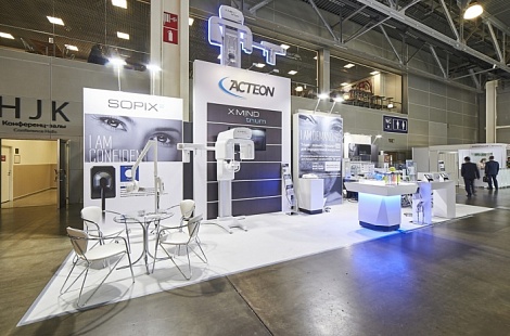 Выставочный стенд для ACTEON RUSSIA от EXPOMASTER GROUP