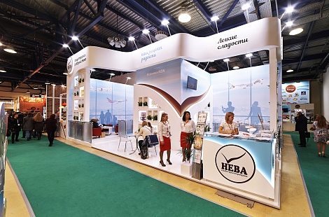 Выставочный стенд для компании "КФ НЕВА" от EXPOMASTER GROUP