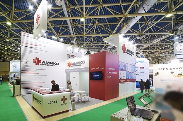 Выставочный стенд для компании Amiko от EXPOMASTER GROUP