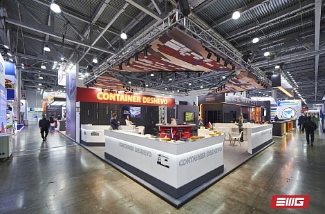 Выставочный стенд для компании "CONTAINER DESHEVO"