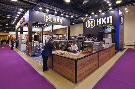 Выставочный стенд для компании "НХЛ Ритейл" от EXPOMASTER GROUP