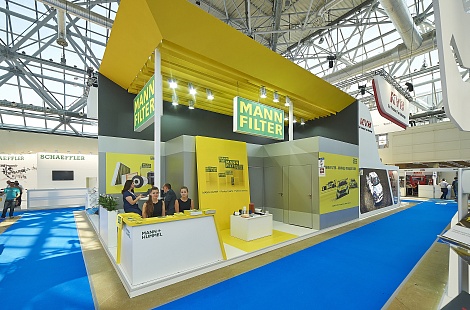 Выставочный стенд для Mann Hummel от EXPOMASTER GROUP